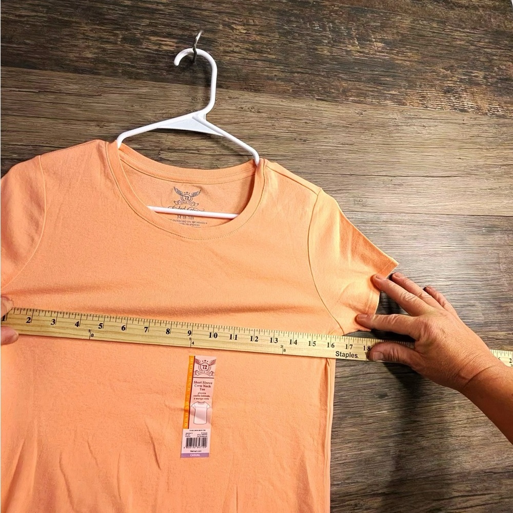 Faded Glory Orange Short Sleeve Tee - Picture 5 of 7
